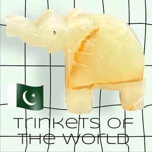 Onyx Elephant Figurine